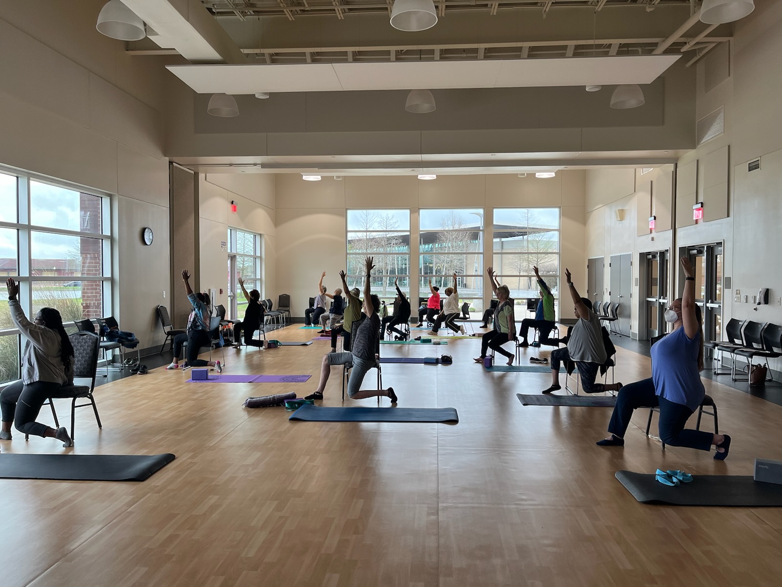 Chair Yoga with a Splash of Seated Tai Chi.  