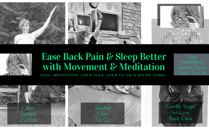 Back pain relief & increased flexibility and range of motion through chair tai chi with Gail&nbsp;PB